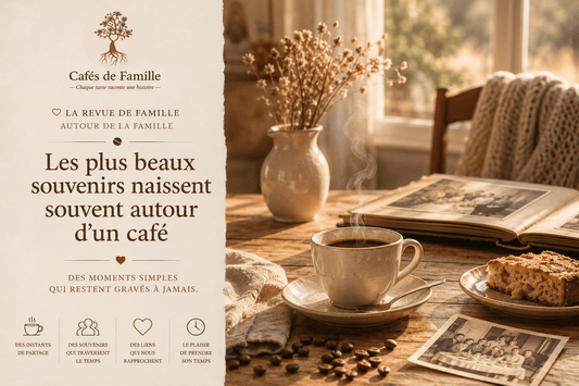 Les plus beaux souvenirs naissent souvent autour d’un café