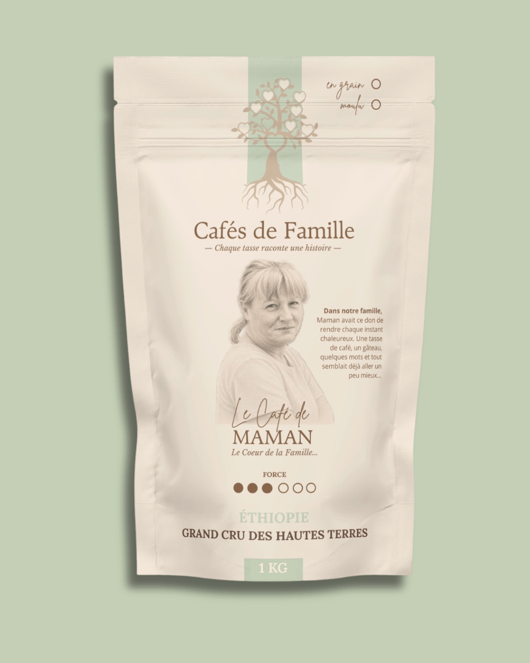 1Kg pack cafe de Maman