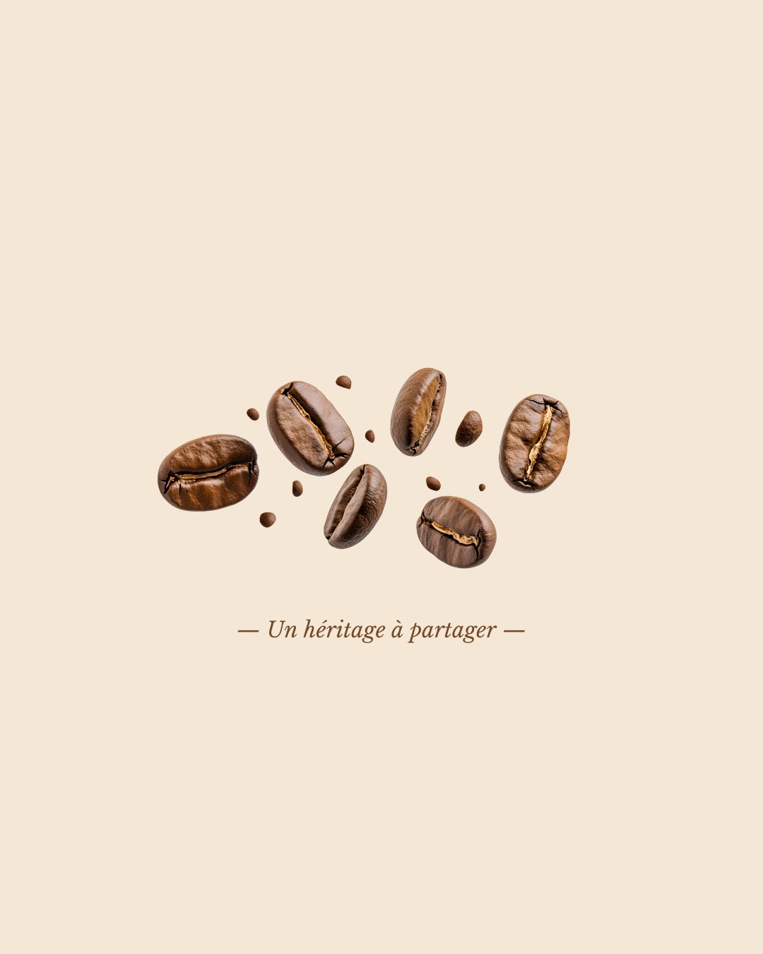 Grains de cafes de famille logo
